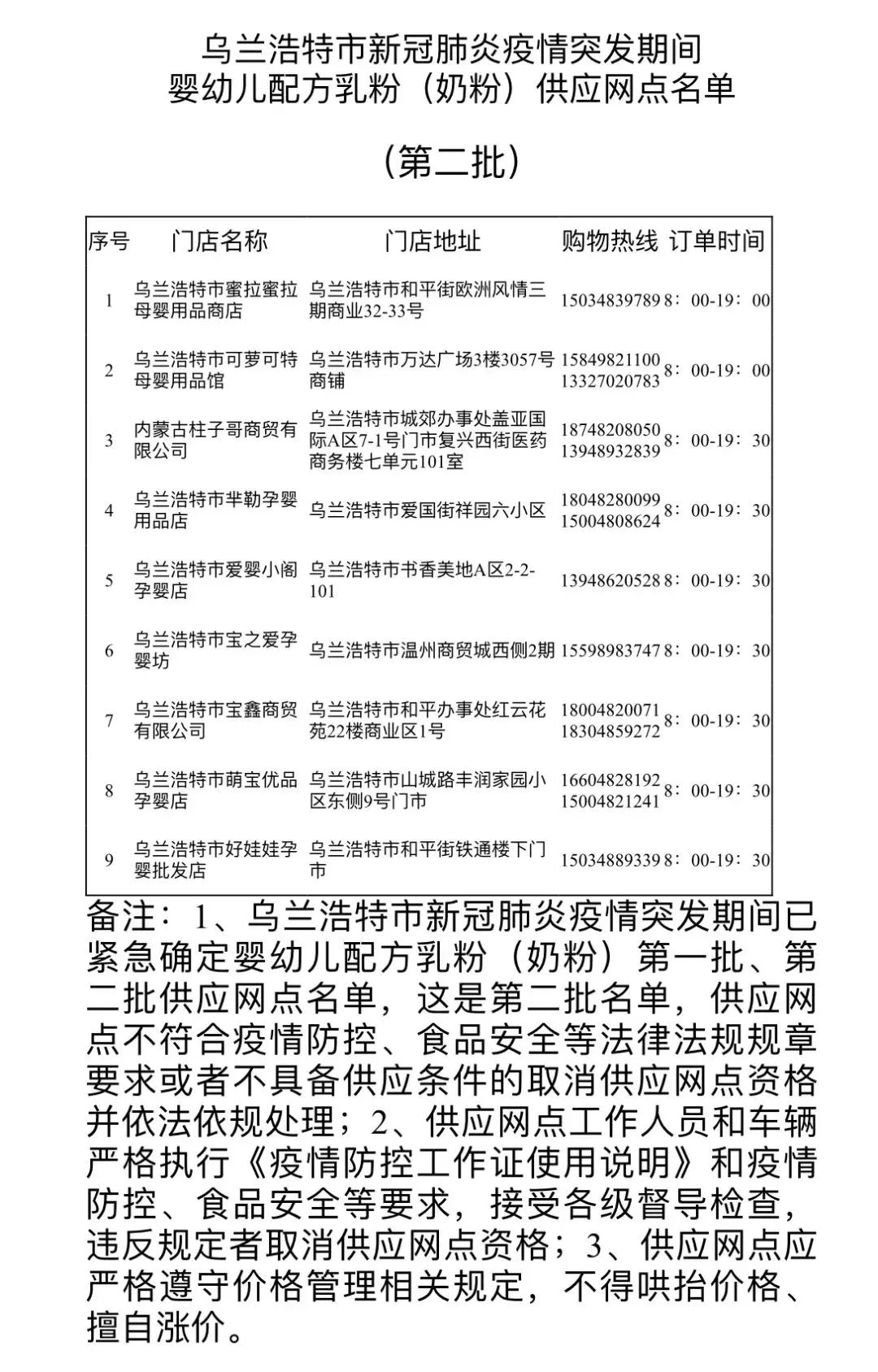 乌兰浩特物资配送,乌兰浩特市营养品