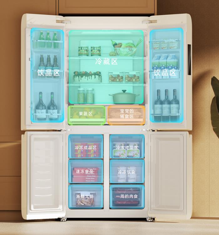 疫情过后你也许需要一台大冰箱，看看这款高颜值的小吉十字门冰箱