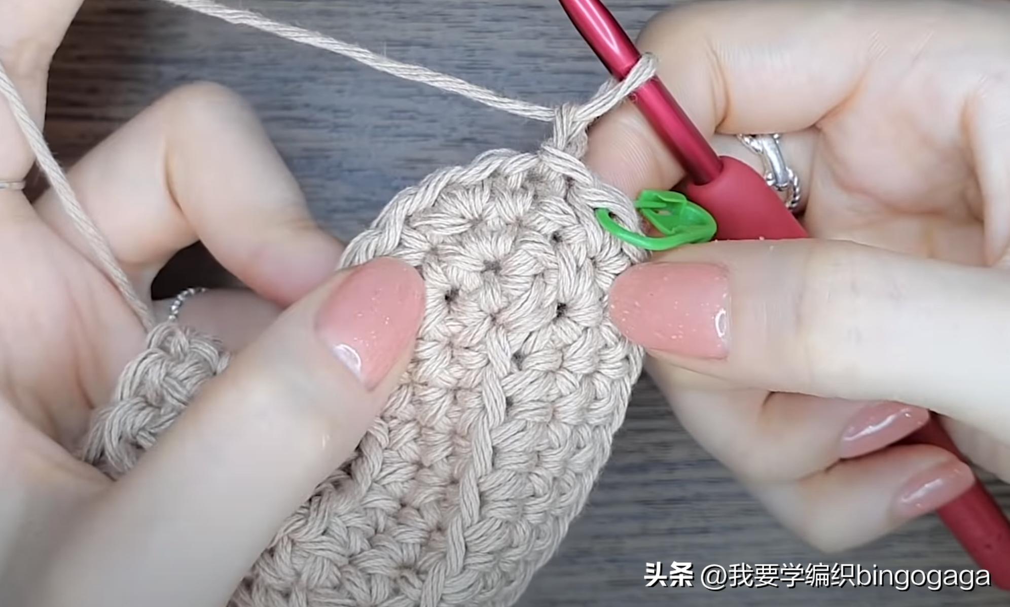 百搭时尚美人包编织教程,祖母方格包包的编织教程