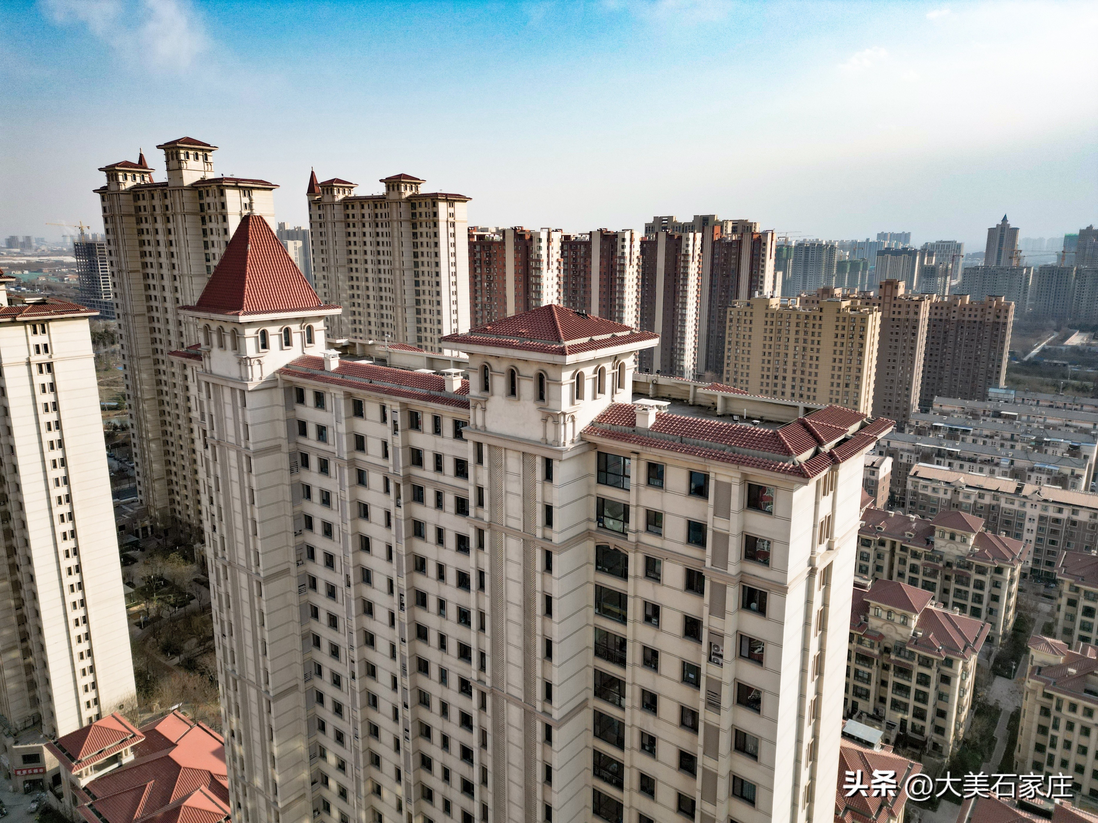 河北医科大学第四医院东院医疗综合楼项目航拍