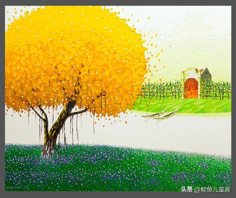 色彩丰富的绘画作品中国风,色彩鲜艳视觉冲击力强的绘画作品