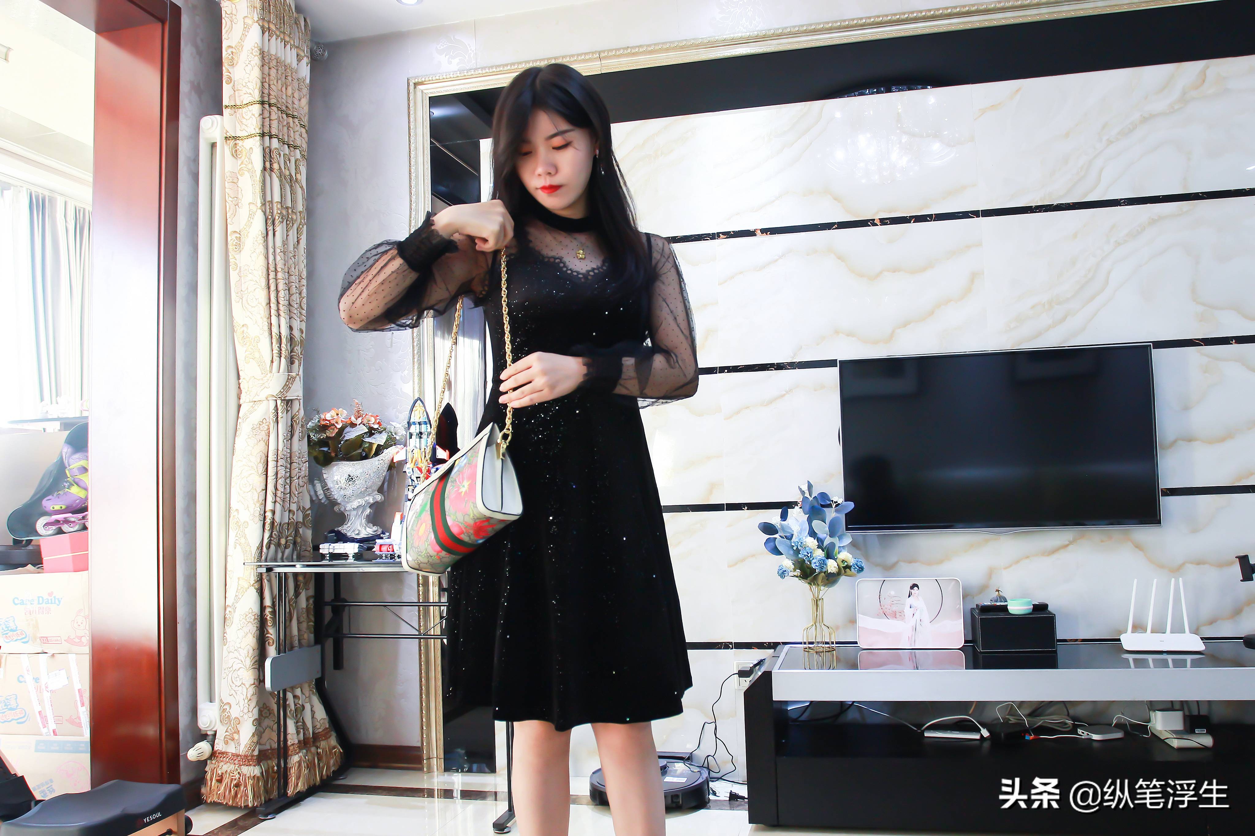 gucciophidia链条包开箱武广,gucciophidia手提包