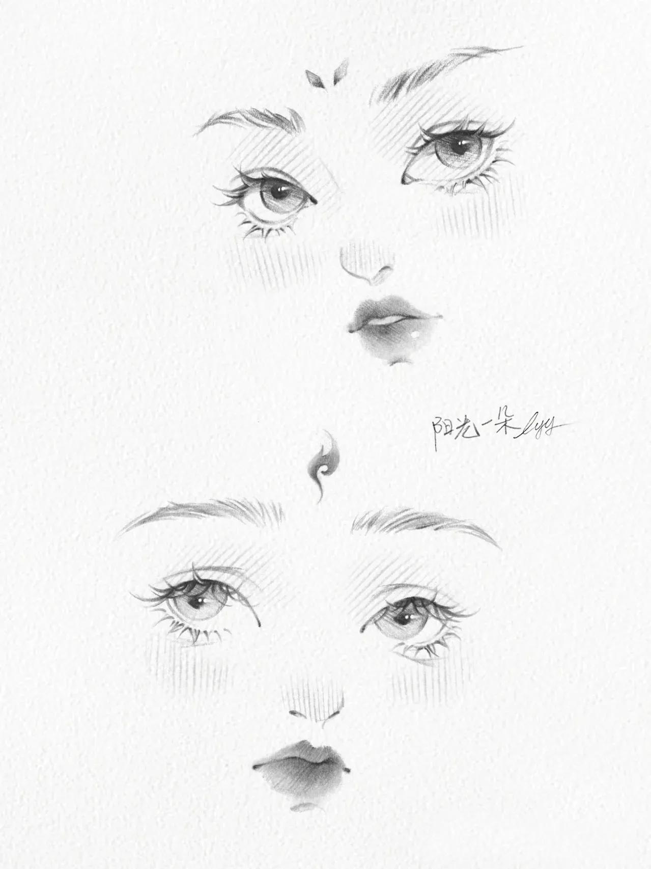 分散型五官妆容画法,眉眼妆容如何画才好看