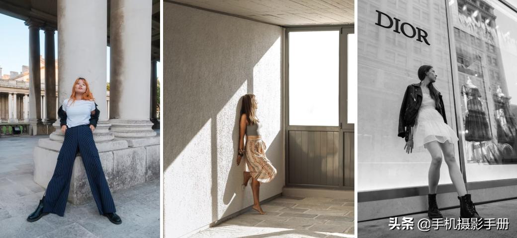 怎么拍照显腿长且瘦,拍照显腿瘦技巧