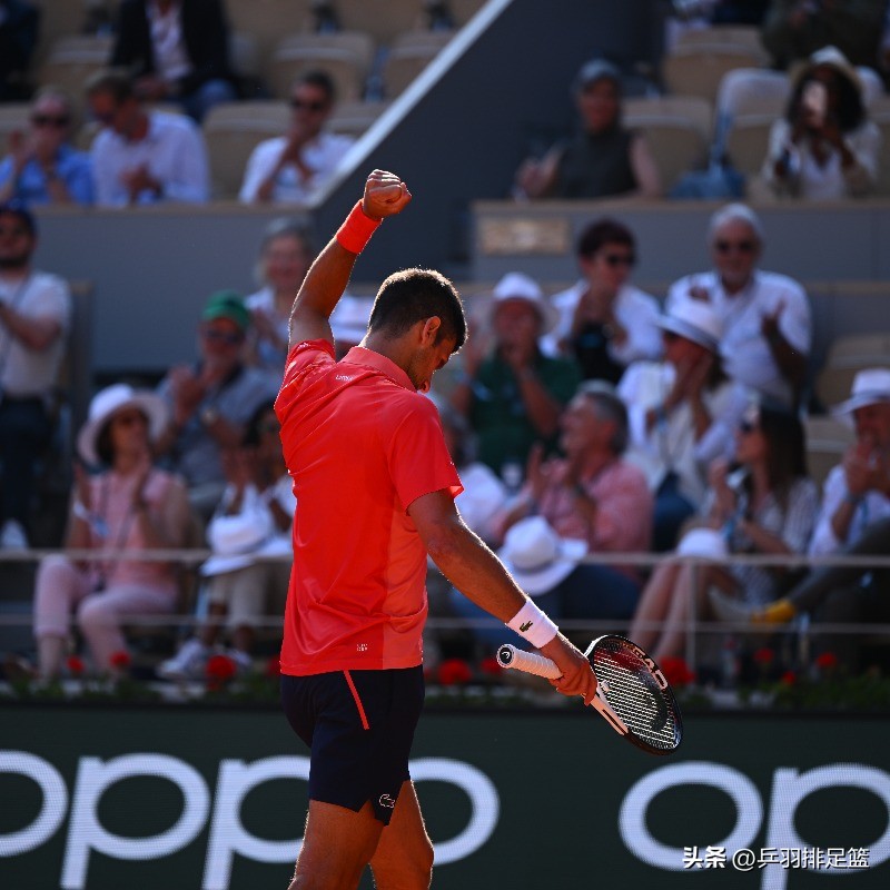 2023法网德约科维奇夺冠,法网男单第二轮德约科维奇