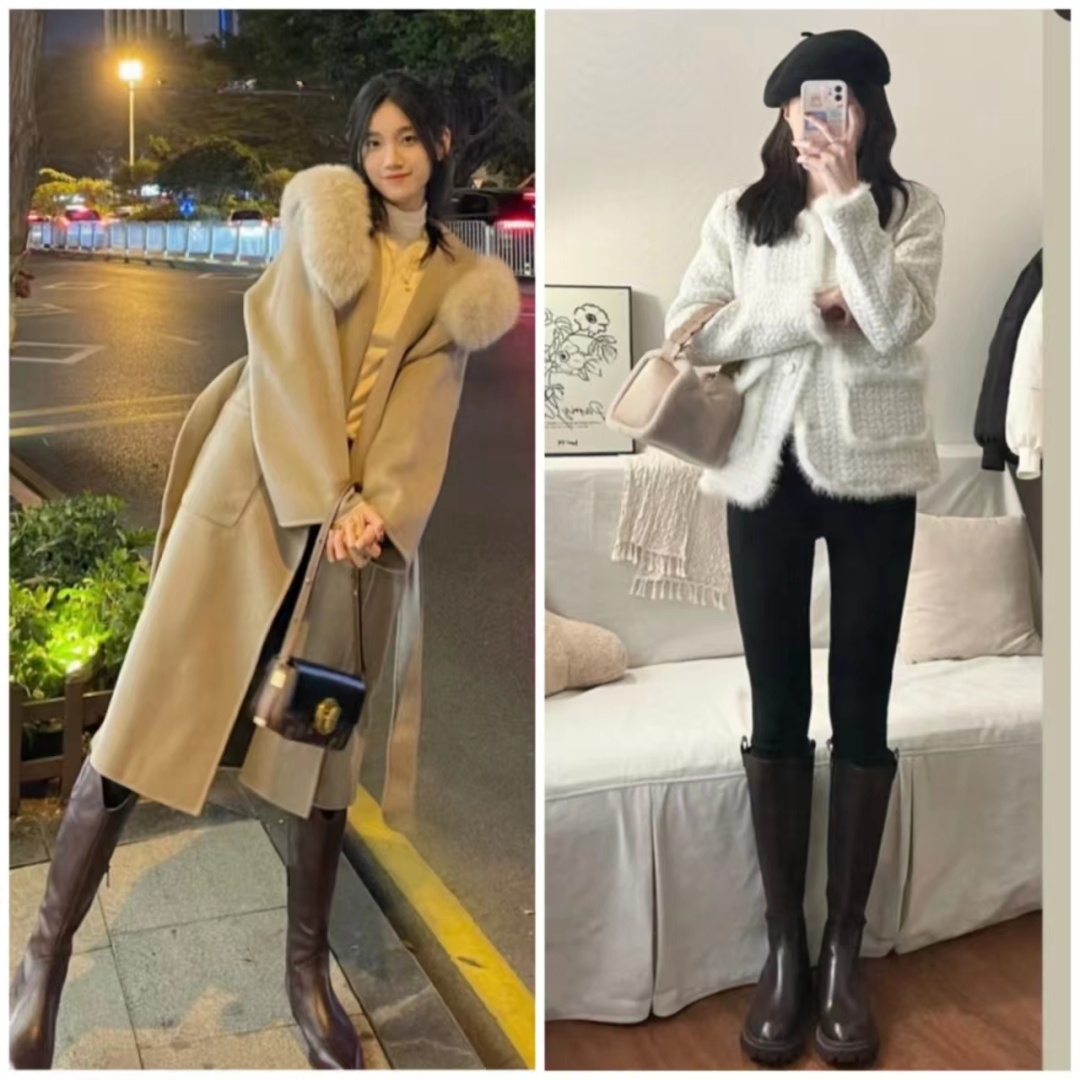 显高又显瘦的长筒靴,显瘦百搭又好看长筒宽靴