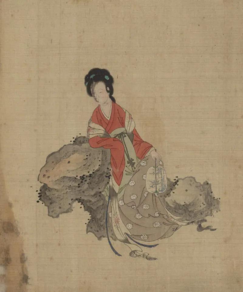 清冷枚仕女图绢本,清冷枚简介