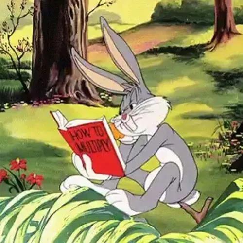 兔八哥头像搞笑,兔八哥头像简笔画