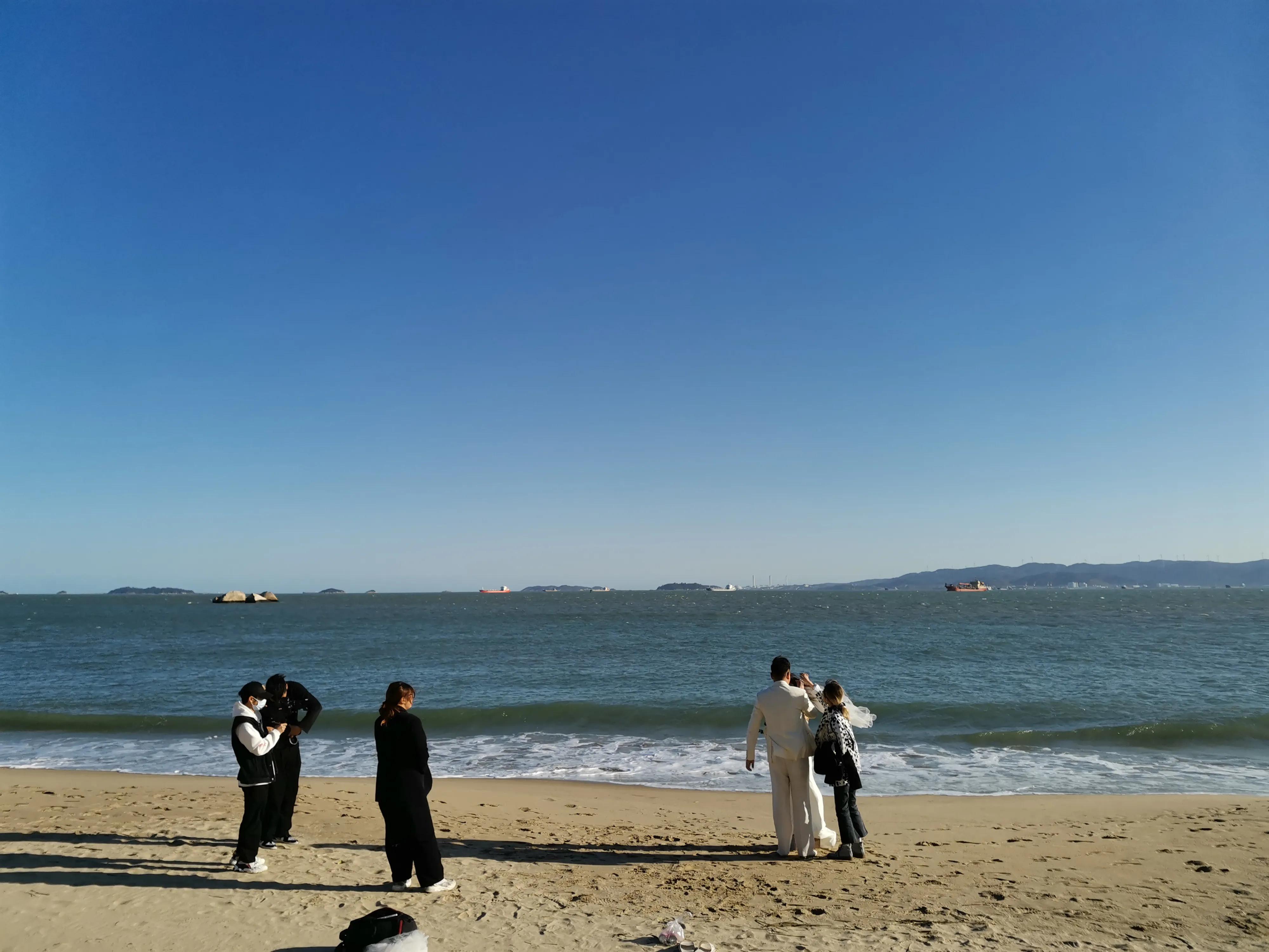 厦门的蓝天白云大海,厦门的海厦门的天空