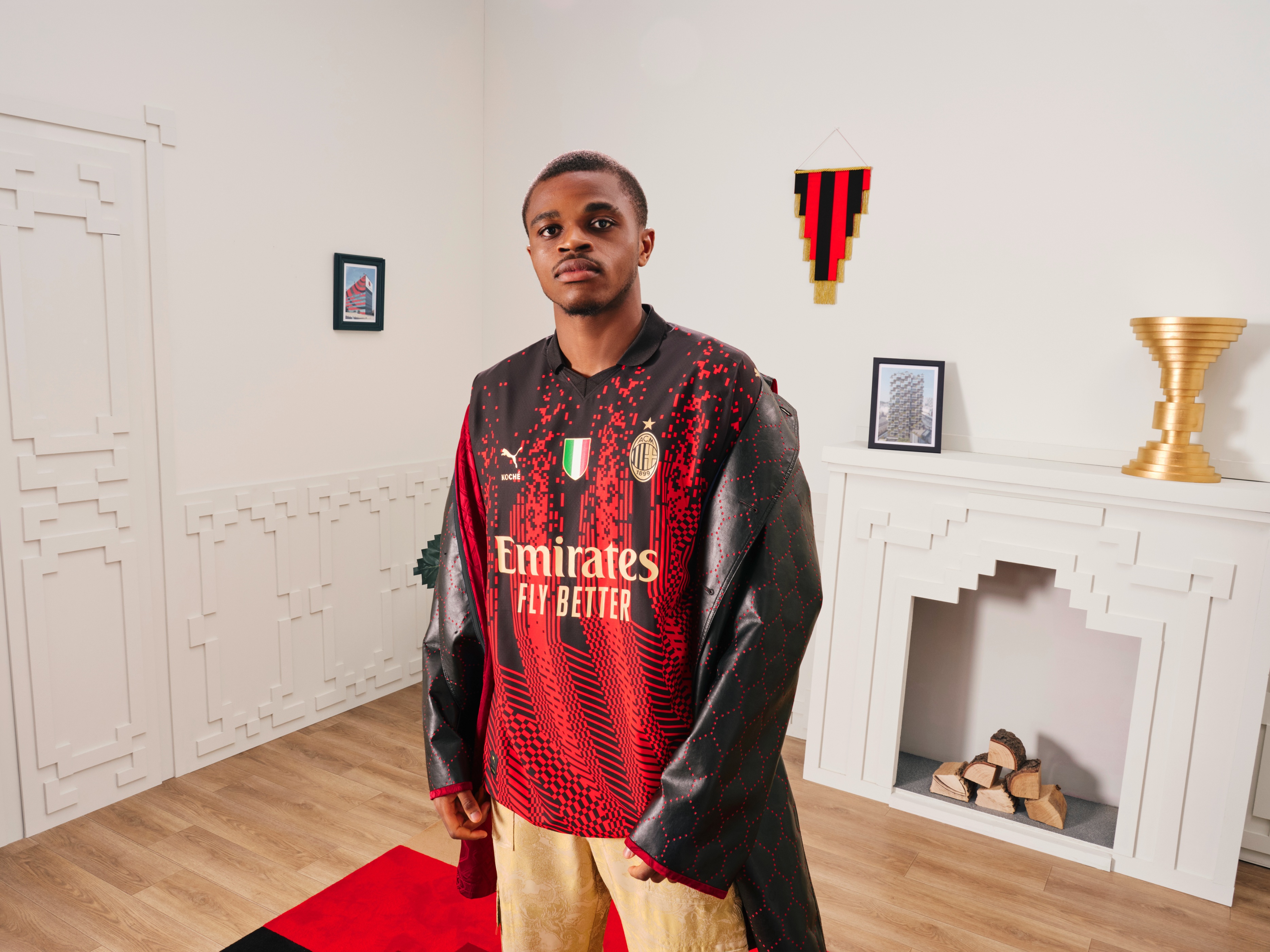 红黑火焰永不熄灭ac米兰,pumaac米兰球衣测评