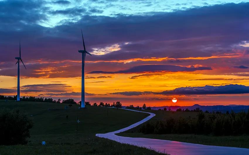 张北草原天路风景,张北草原天路路线