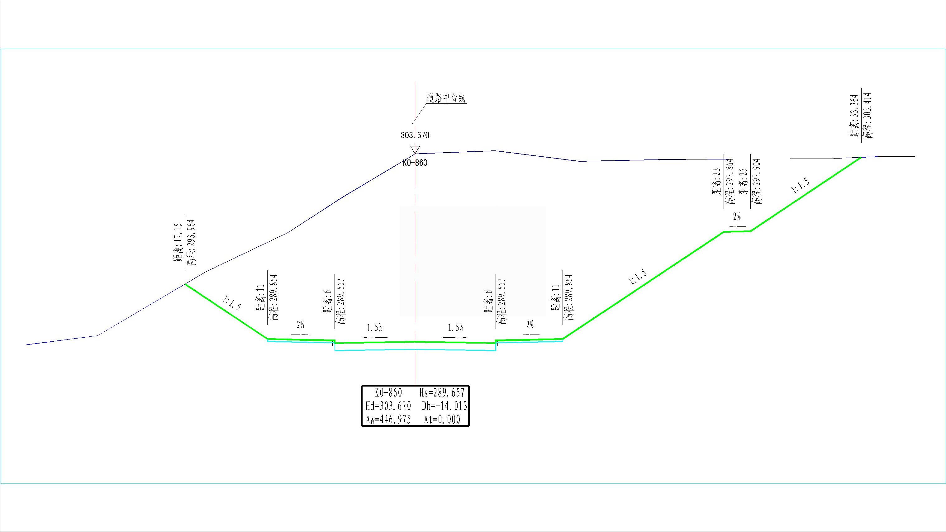 路基横断面图纸数量表讲解,道路横断面图纸解析
