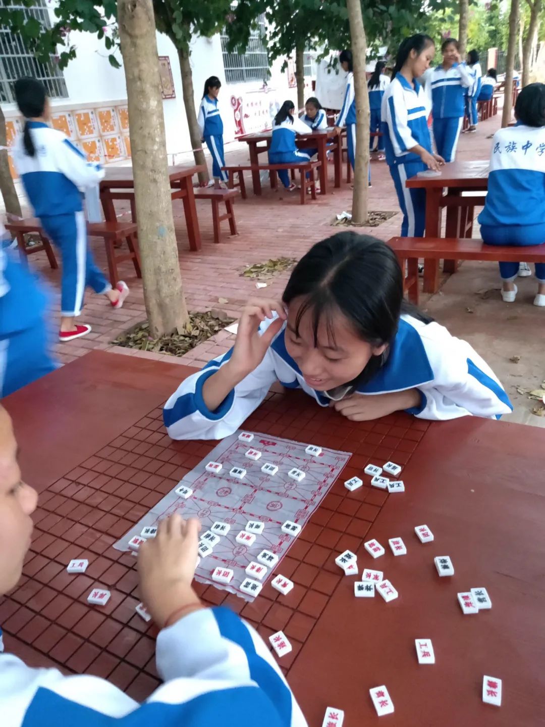 白沙中学校内环境,白沙中学校园环境