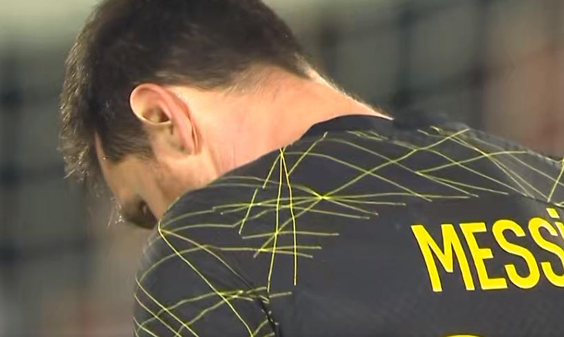 梅西加盟大巴黎后首次任意球破门,梅西三号大巴黎过人