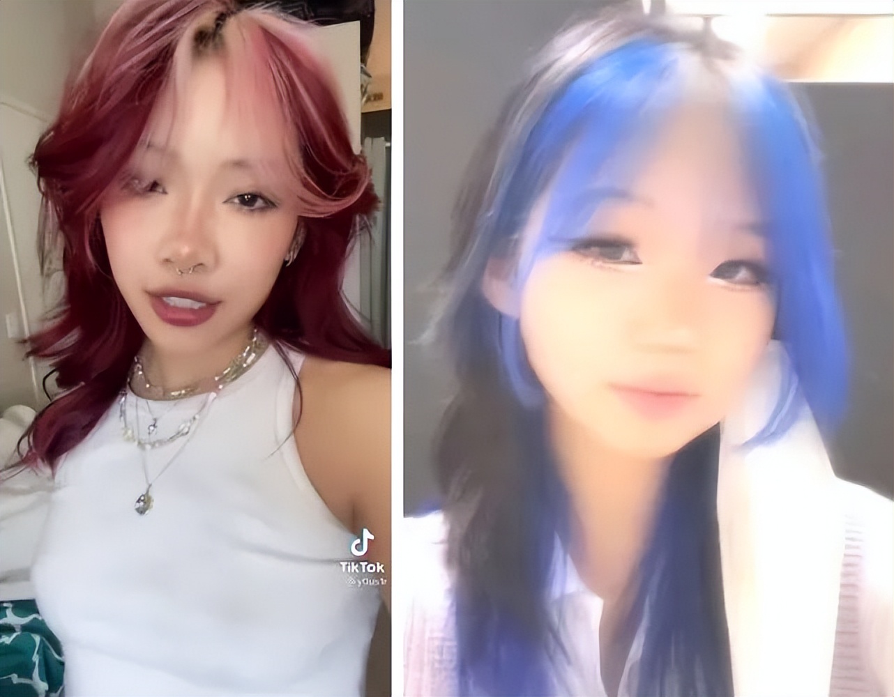 染完黑发以为很有气质,染红发颜值