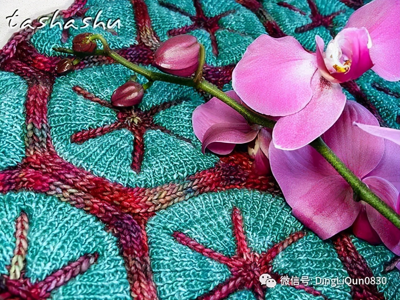 分享一款简单漂亮的针织花样,针织作品展示大全