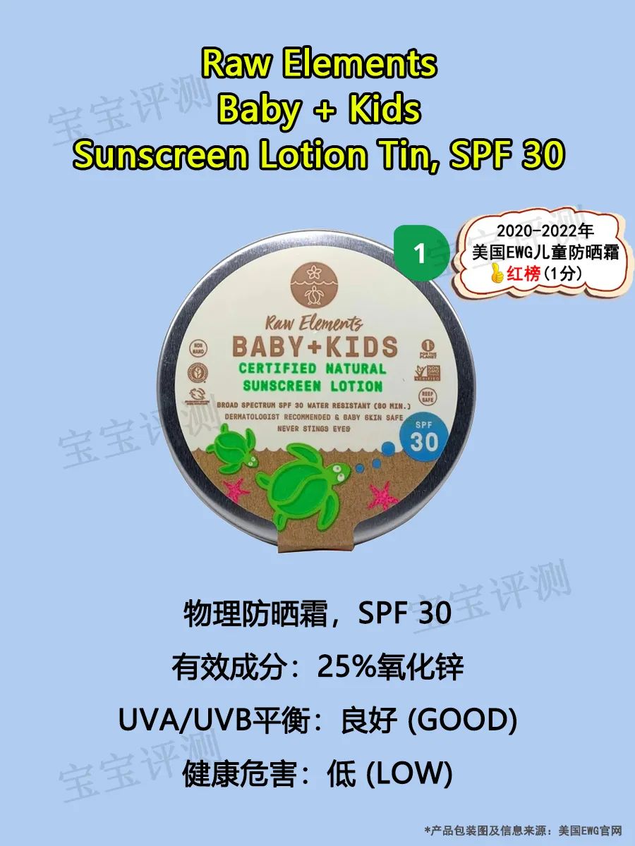 2021防晒霜儿童排名第一名,儿童防晒霜测评推荐spf50