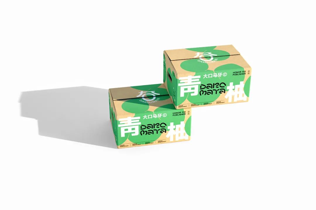 水果包装这样设计也很秀色可餐,夏日感十足的水果包装设计