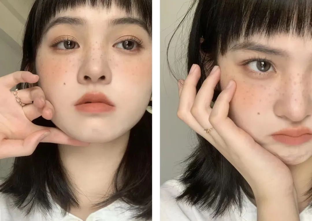 不尝试下刘海你永远不知道多减龄,不容易剪残适合全部脸型的刘海