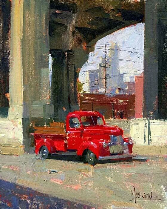 美国女画家珍妮弗,美国现代印象派女画家