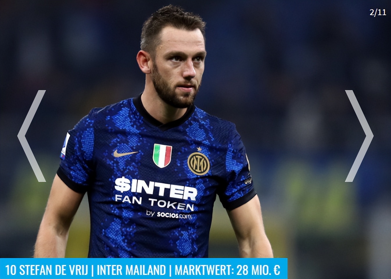 德转预测荷兰队首发,德转最新前场身价排名