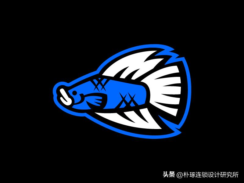 logo鱼设计创意图片欣赏,饭店logo鱼设计图片