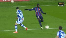 美洲杯登贝莱进球,法国对葡萄牙登贝莱过人