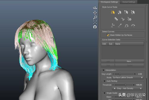 zbrush写实头发的做法,zbrush做头发详细过程