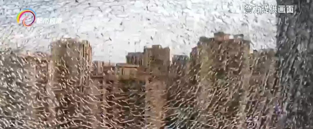 砰!碎成蜘蛛网,27层住宅玻璃突然炸裂