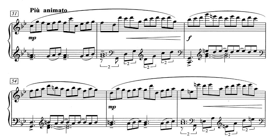 钢琴变奏曲的曲式结构,钢琴曲曲式结构分析