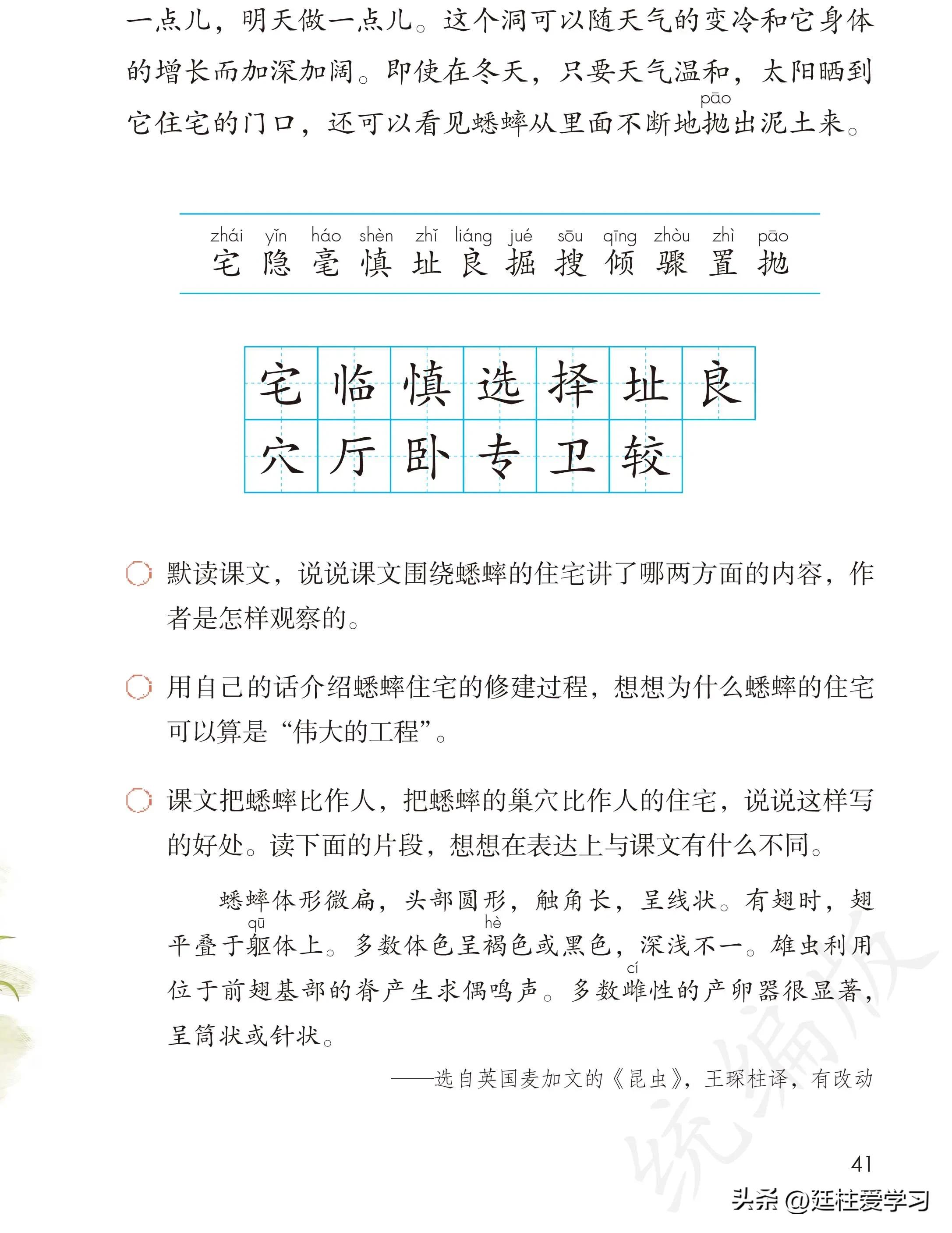 小学语文四年级上册27课,部编版小学语文四年级下册电子版