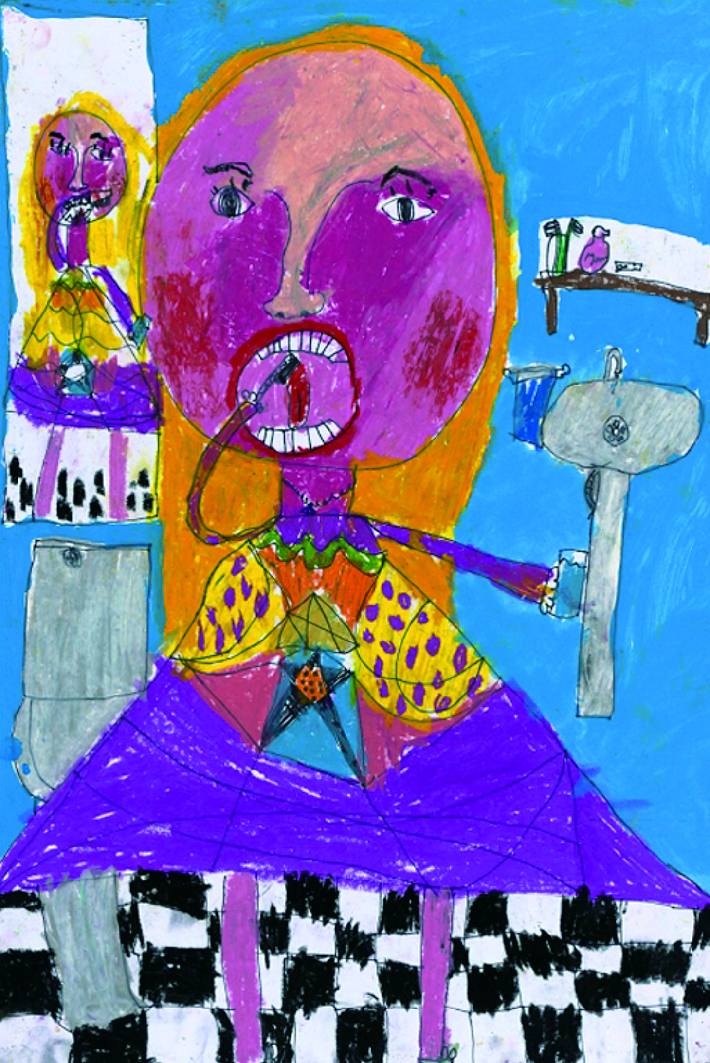 优质儿童画作品欣赏,童心绘世界阳光下成长主题绘画