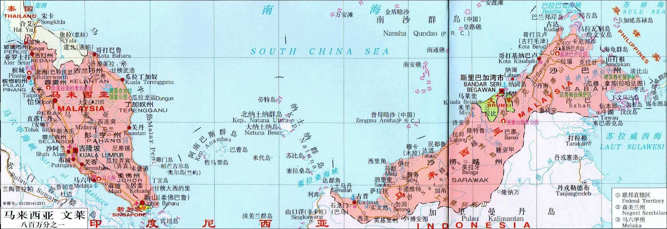 马来西亚旅游景点地图全图,世界旅游攻略马来西亚