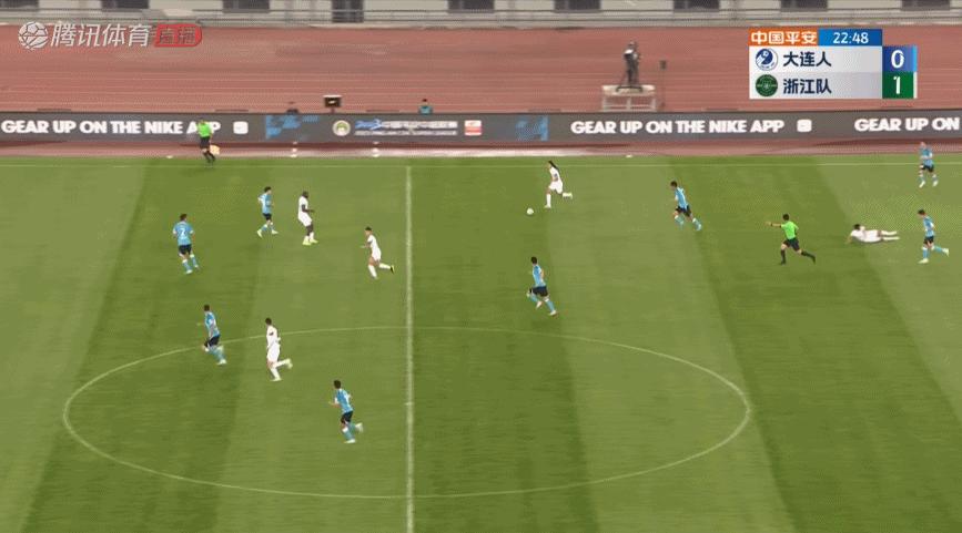 浙江队2-1战胜大连人视频,浙江队3-0大连人