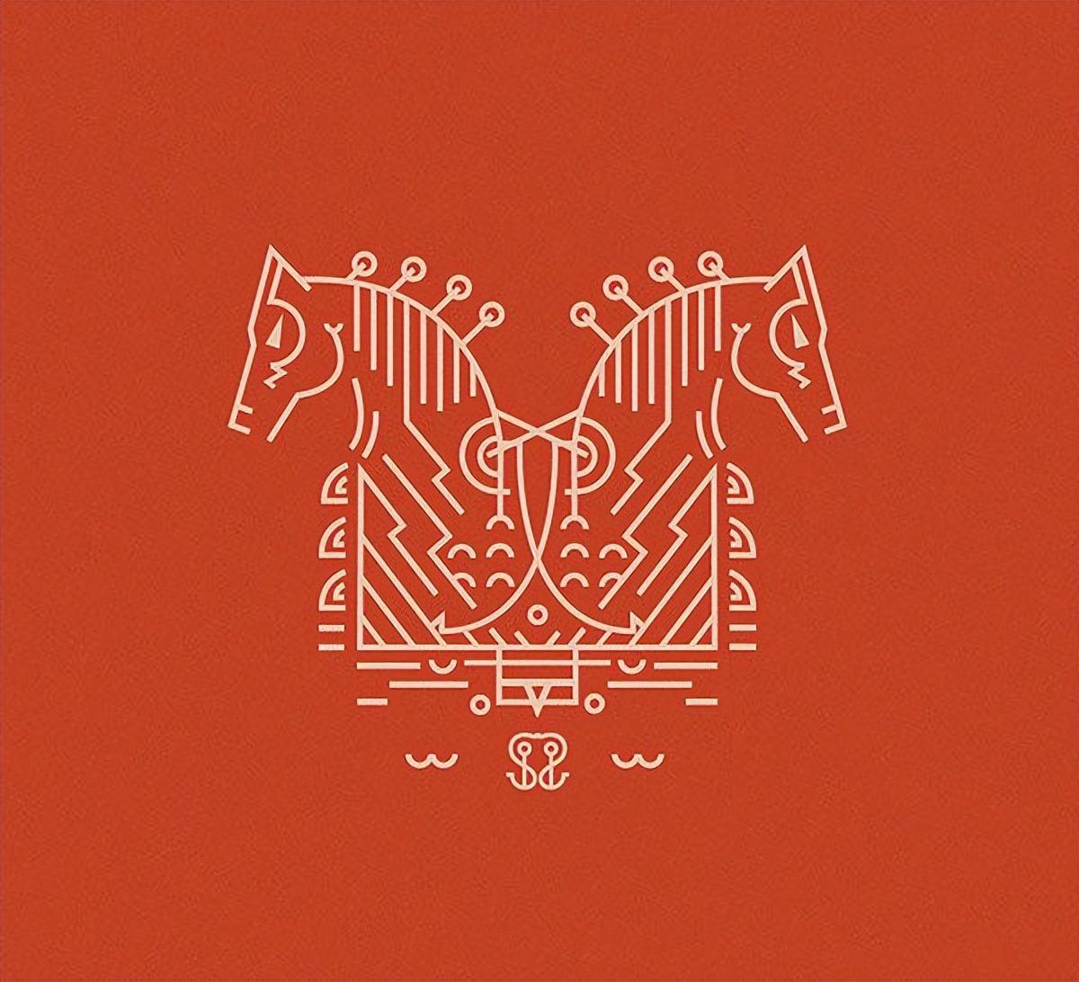 logos：万马奔腾闯四方！一组漂亮的马元素标志设计分享