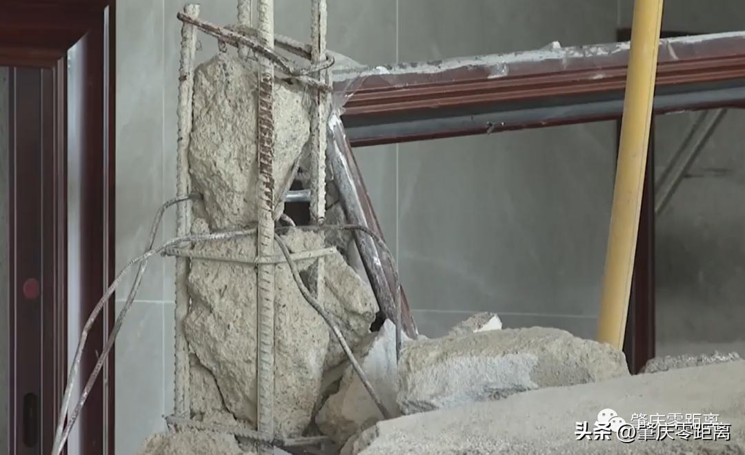 肇庆一业主装修拆墙切柱，不少住户家中开始有裂缝…