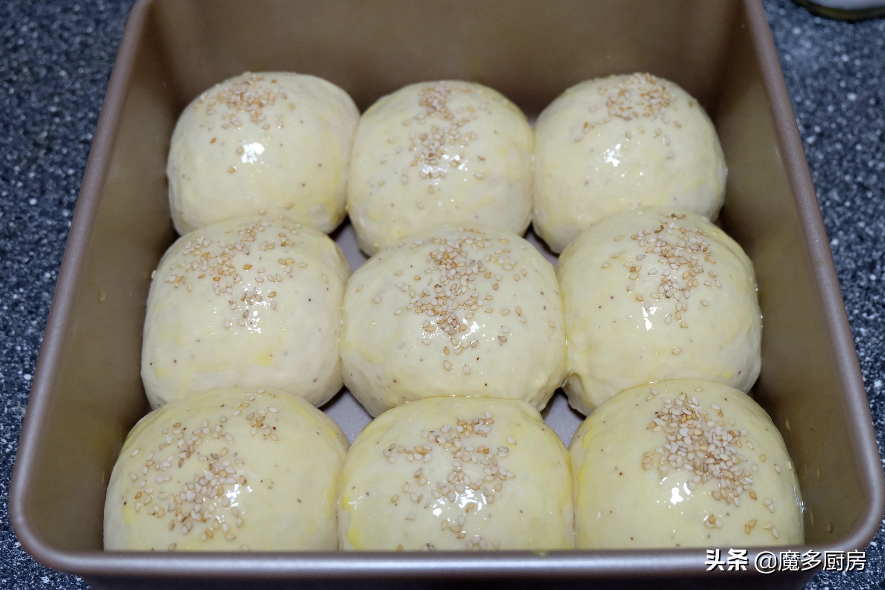 想吃面包不要买教你最简单的做法,全麦小面包无糖无油适合早餐