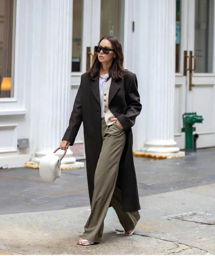 冬季呢子衣小个子穿搭,现在冬季上下衣穿搭