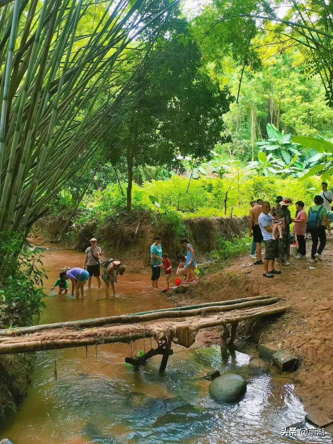 广州这个竹林溯溪胜地玩水,清凉避暑好去处山洞里一起来玩水