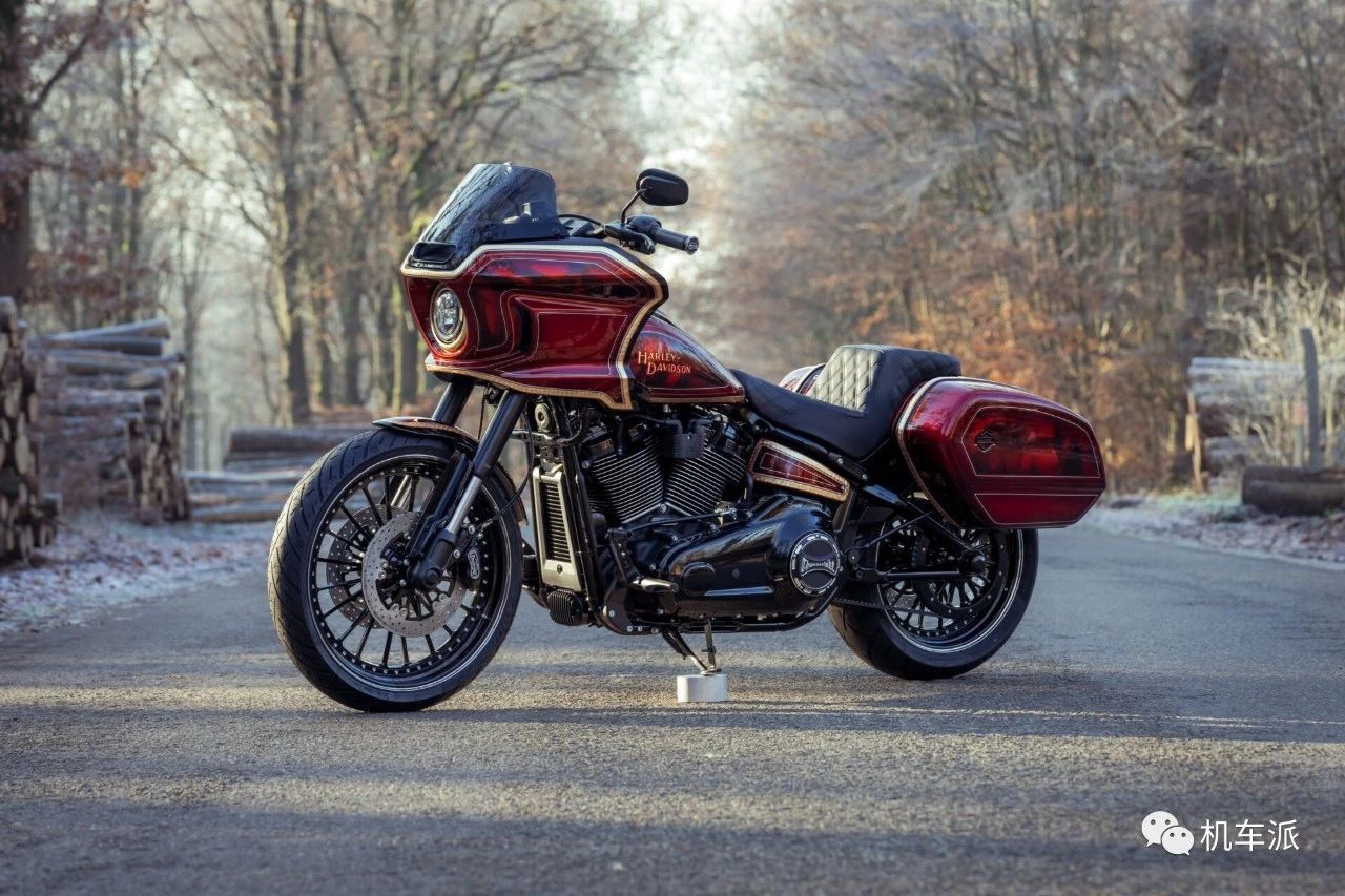 哈雷路威s定制版,定制绿色哈雷