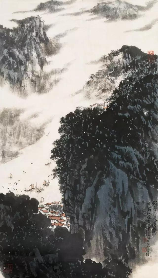 超燃36幅山水画作品欣赏,著名的山水画作品欣赏