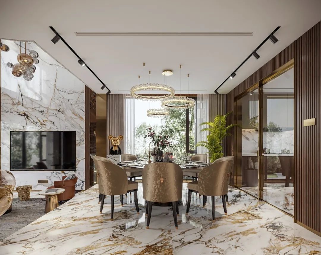 大理石打造的豪宅 (顶级豪宅客厅用什么大理石)