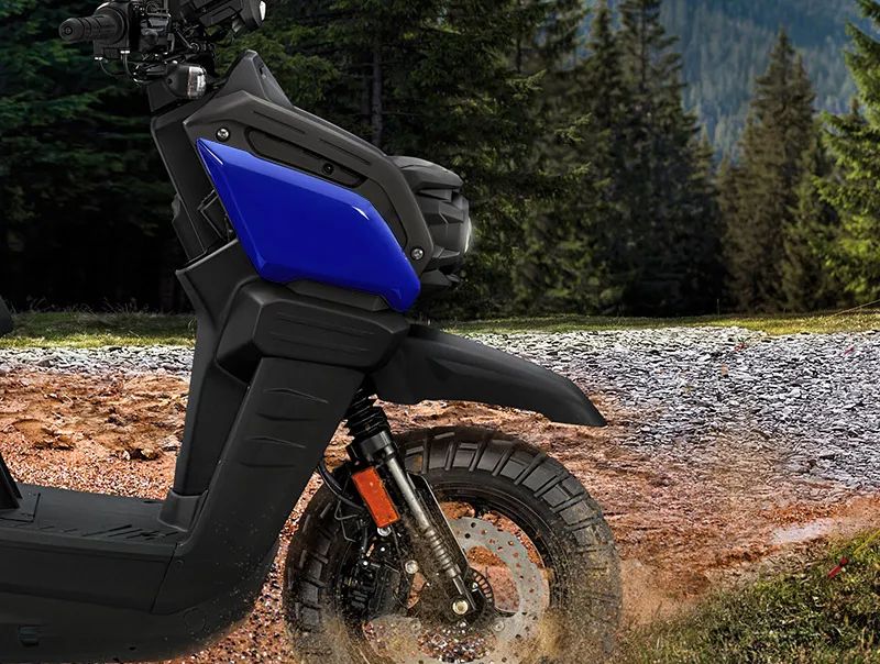 雅马哈bws越野版改装案例,雅马哈bws改海神