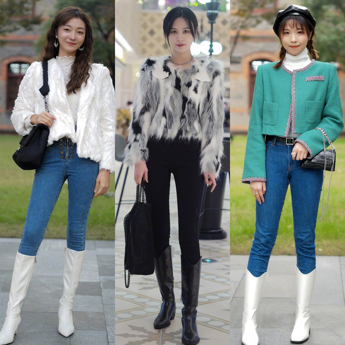 今年流行的新款靴子小个子穿的,今年最流行的靴子显腿细一绝