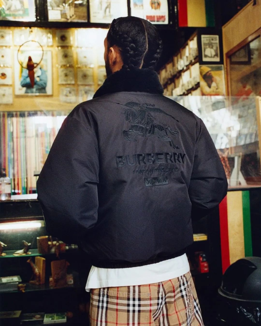 supreme与wheaties联名短袖,supreme和barbour联名