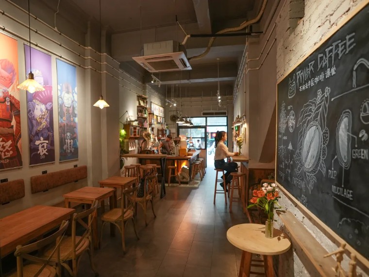 老街石狗咖啡,老街角落咖啡