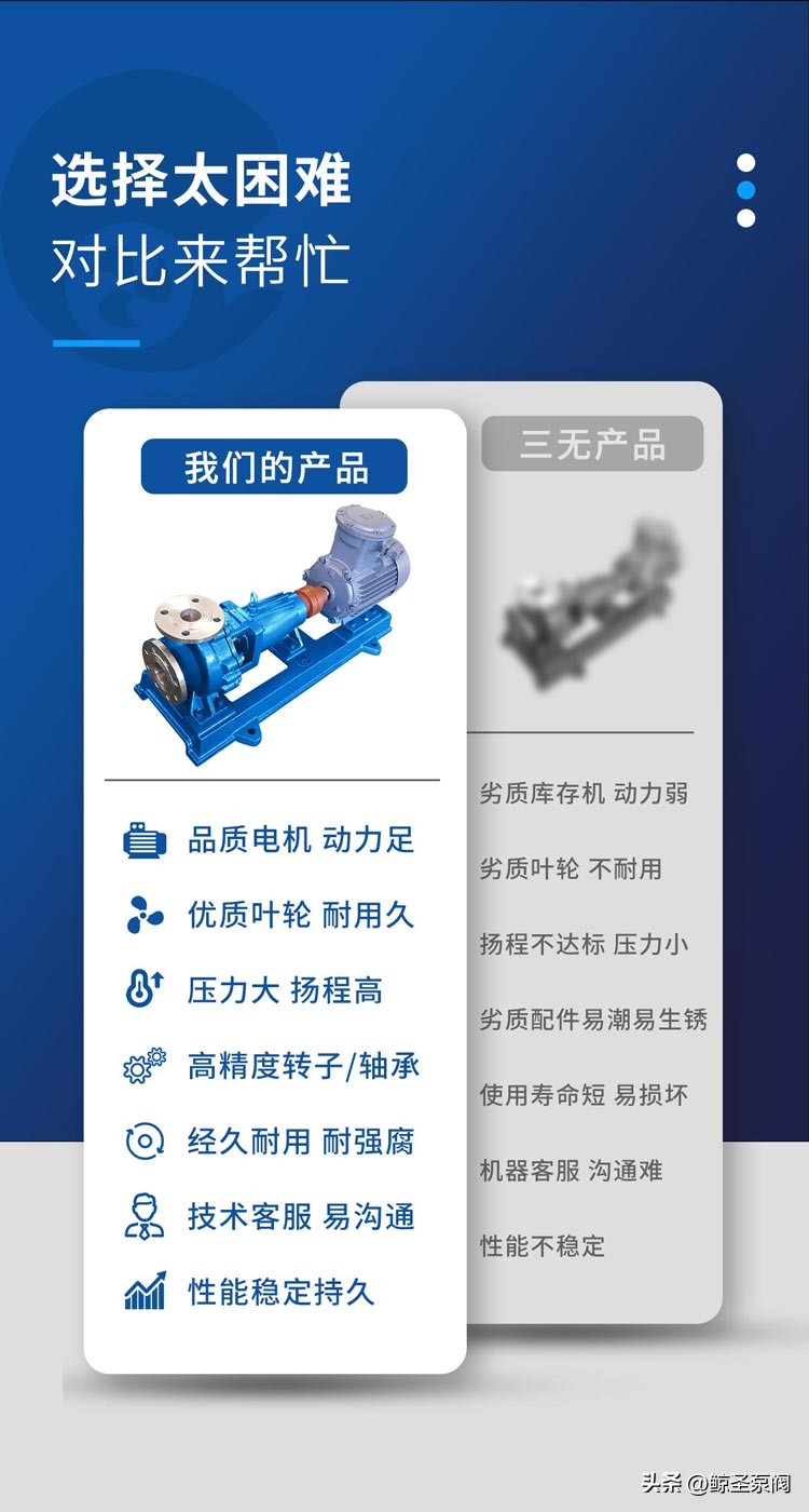 [鲸圣]耐高温排污泵，离心式热水管道泵之IH50-32-125