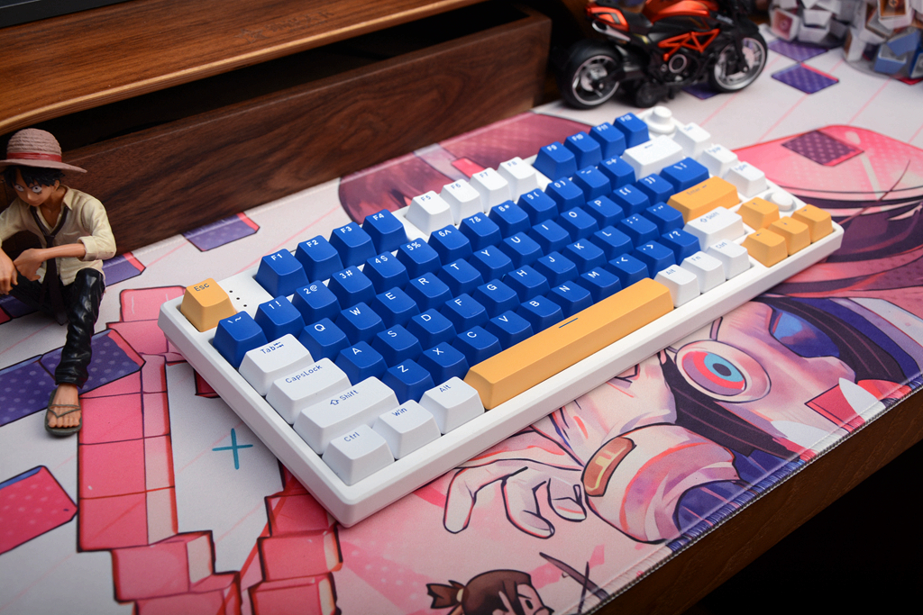 你见过带摇杆的键盘么，HELLOGANSSHS75T三模机械键盘开箱