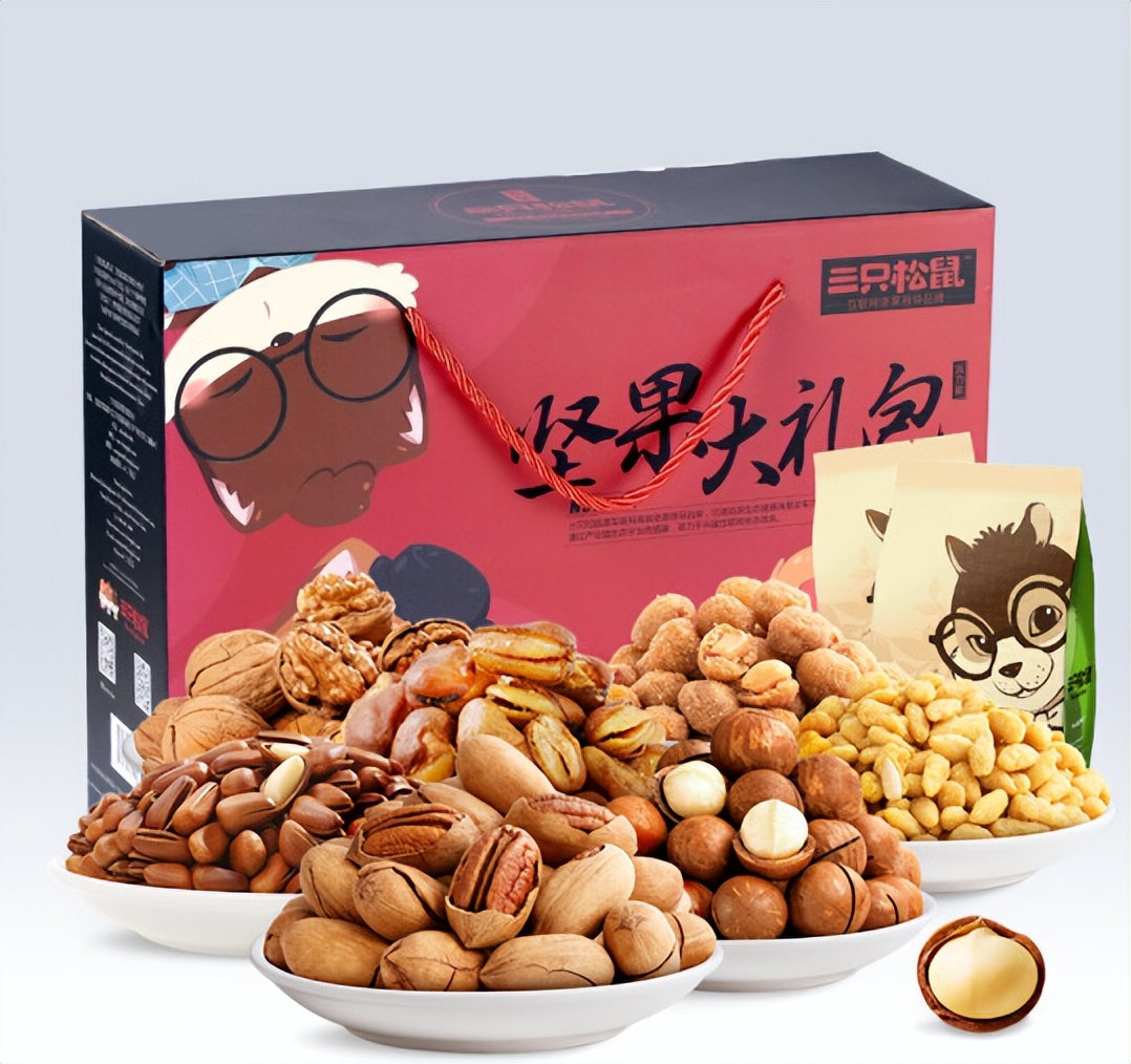 三只松鼠创业史,三只松鼠各种坚果销售情况