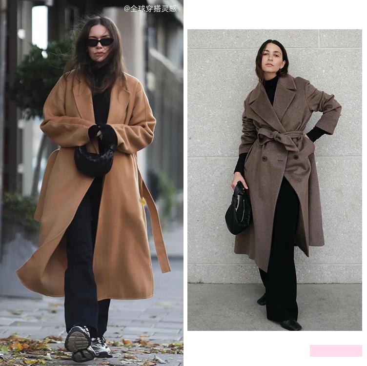 冬季呢子衣小个子穿搭,现在冬季上下衣穿搭